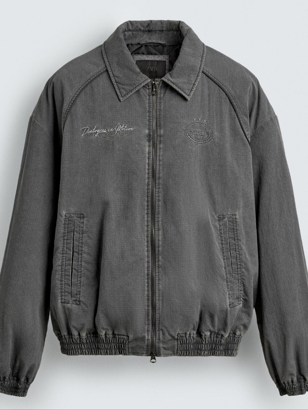 Zara Textured Puffer Jacket
